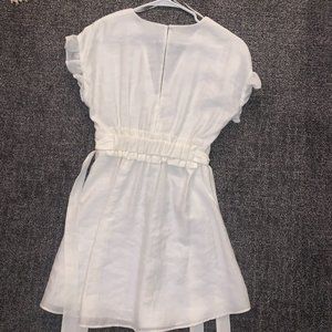 Zara cream mini dress/ size small
